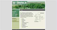 Desktop Screenshot of agrienterprises.com